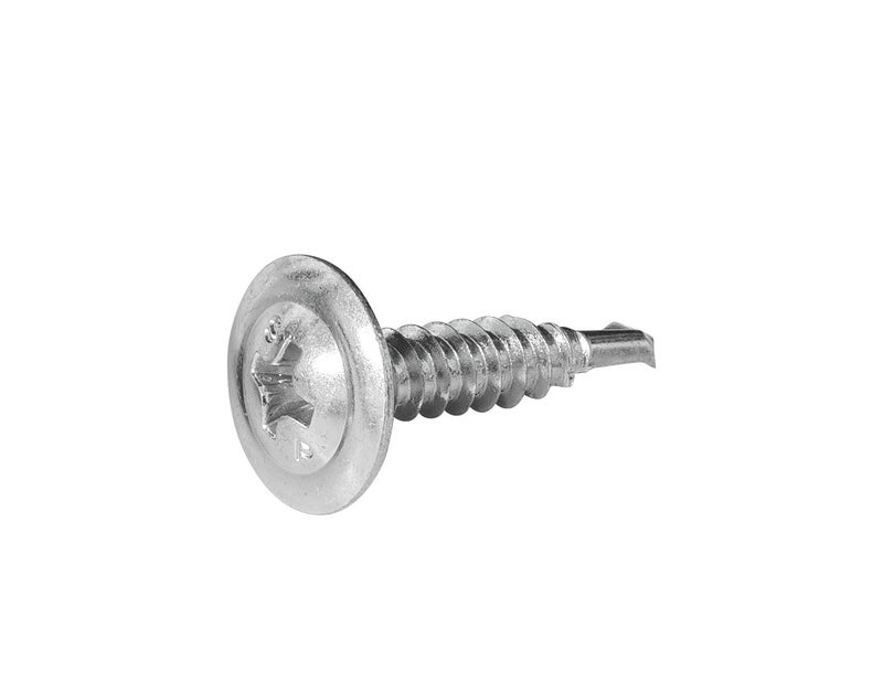 Strong-Point #8 x 3/4" Phillips Modified Truss Head Self-Drilling Tek Screw, Zinc-Plated Steel for Sheet Metal Attaches Wire Lath to Metal Studs - Pack of 100 - Image 2